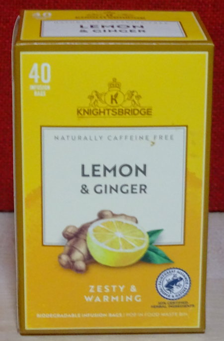 Lidl's Knightsbridge Lemon & Ginger Tea