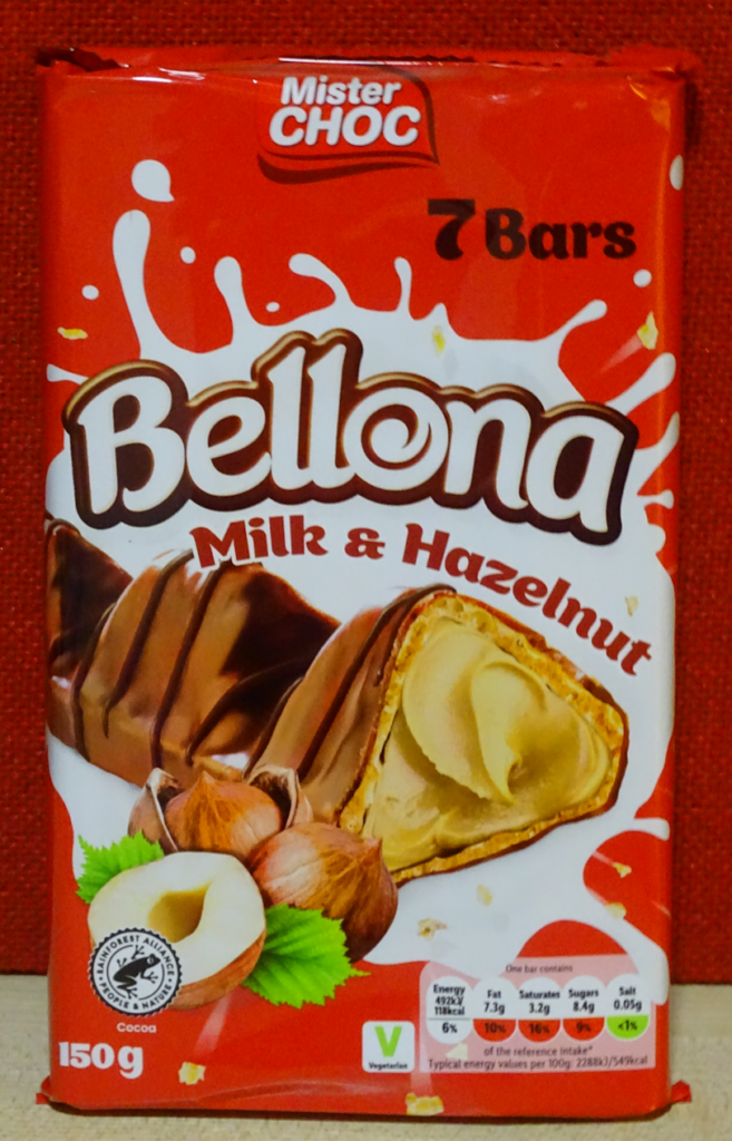 Mister Choc Bellona Milk & Hazelnut Bars