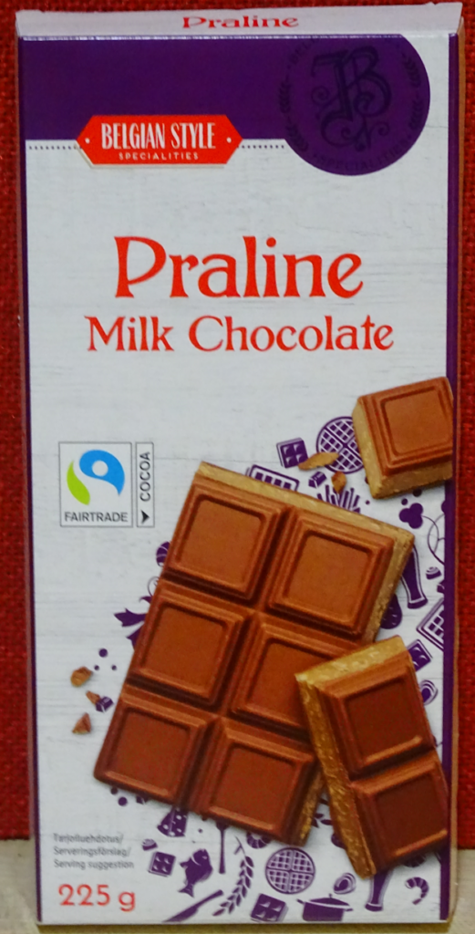 praline milk chocolate