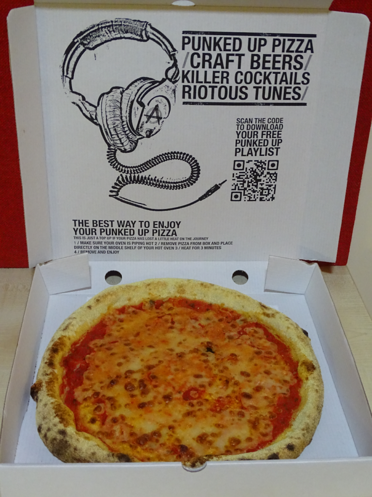 Pizza Punk's pizza