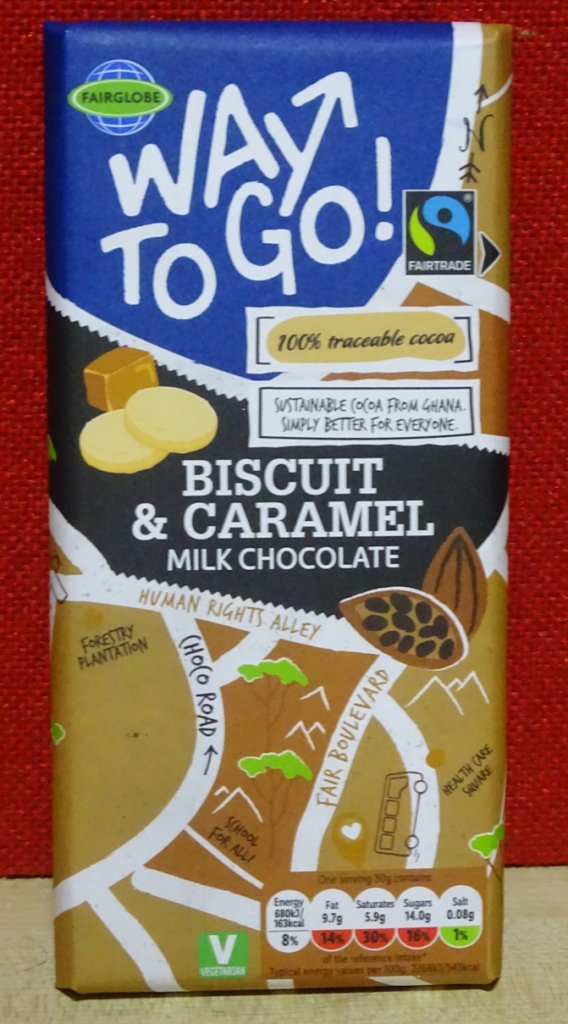 Lidl's Way To Go! Biscuit & Caramel Milk Chocolate