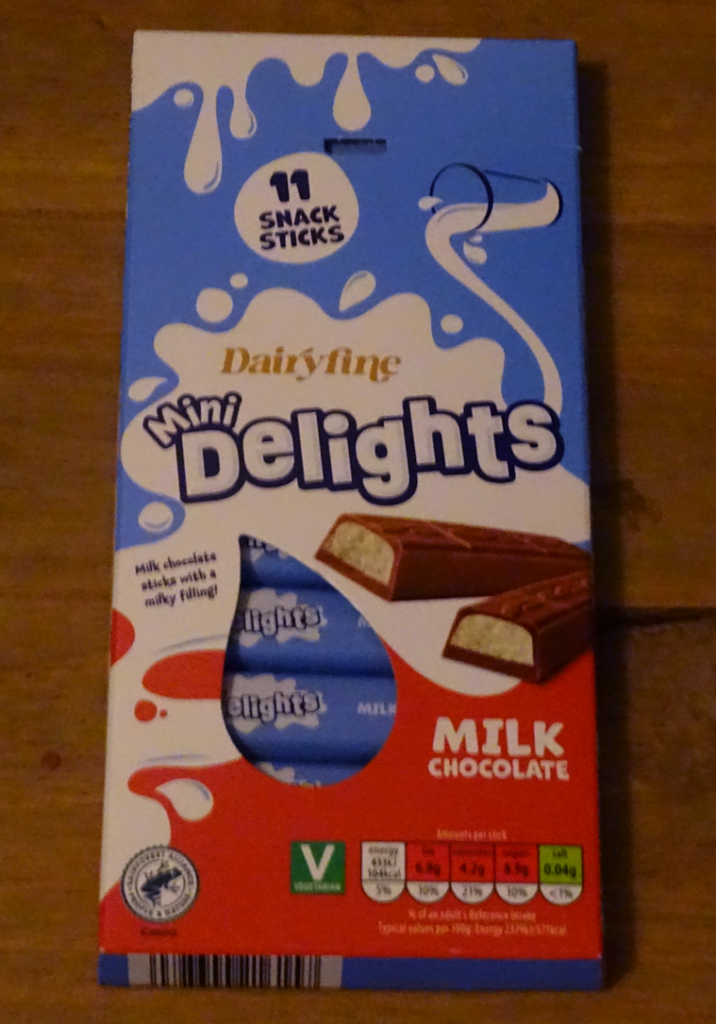 Aldi Dairyfine Mini Delights Milk Chocolate