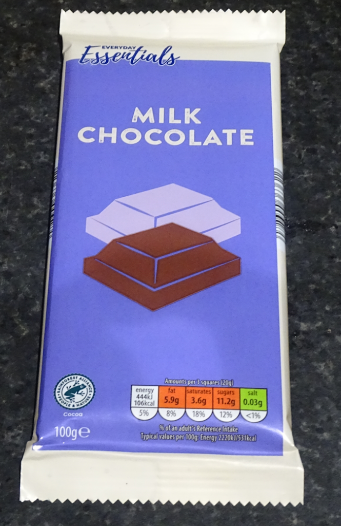 Everyday Essentials Milk Chocolate from Aldi